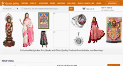 Desktop Screenshot of exoticindiaart.com